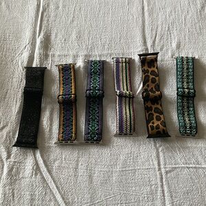 Colorful Patterned Watch Bands Set for Apple Watch